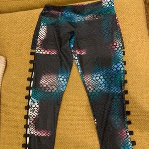 Mermaid patterned leggings